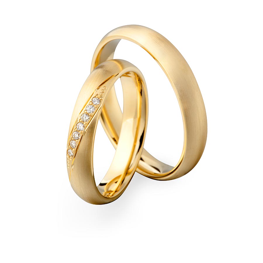 Gelbgoldene Trauringe